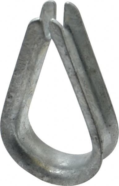 Value Collection - 5/16" Wire Rope Thimble Clip - Steel, Galvanized - Strong Tooling