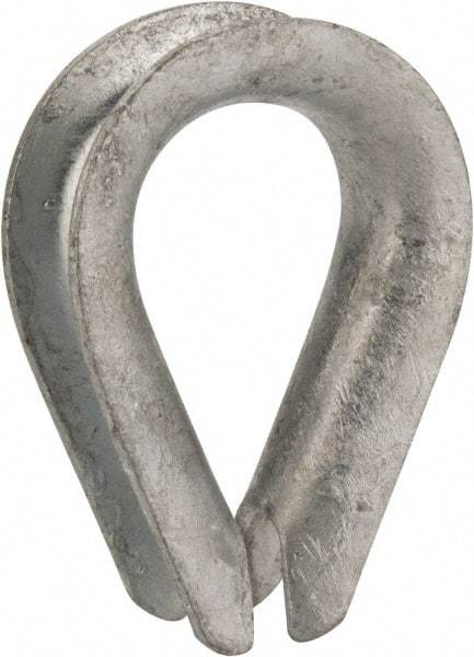 Value Collection - 5/8" Wire Rope Thimble Clip - Steel, Galvanized - Strong Tooling