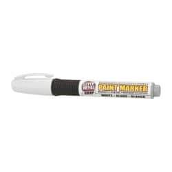 Super Met-Al - White Paint Marker - Fiber Tip, Oil Based - Strong Tooling