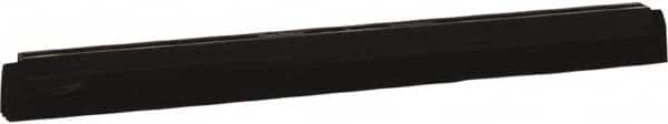 Vikan - 20" Foam Rubber Blade Squeegee Refill - Double Edge, Black, Plastic Holder - Strong Tooling