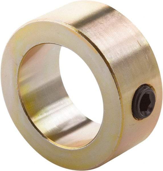 Climax Metal Products - 5/16" Bore, Steel, Set Screw Shaft Collar - 5/8" Outside Diam, 5/16" Wide - Strong Tooling