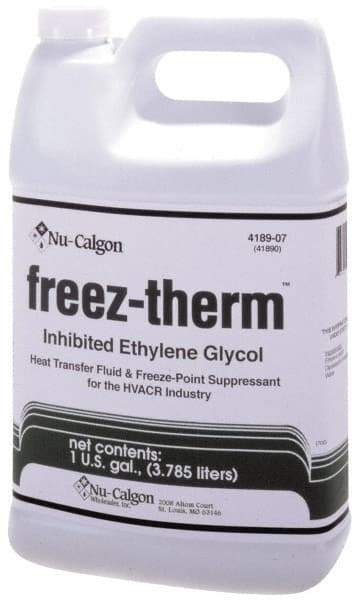 Nu-Calgon - 55 Gallon Heat-Transfer Antifreeze Fluid - Comes in Drum, Ethylene Glycol Composition - Strong Tooling