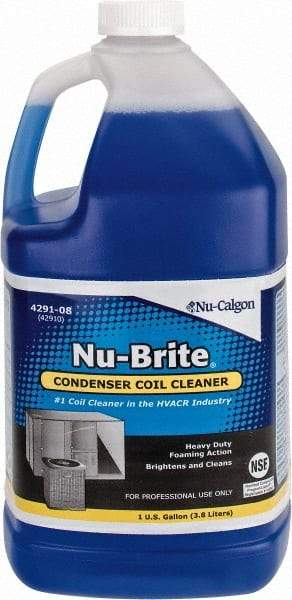 Nu-Calgon - 1 Gal Bottle HVAC Coil Cleaner - Alkaline Formula - Strong Tooling