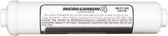 Nu-Calgon - 2.59" OD, 20µ, 6R Micromet Inline Cartridge Filter that Removes Silt, Sediment & Chlorine - 13" Long, Reduces Sediments, Tastes, Odors, Chlorine & Scale - Strong Tooling