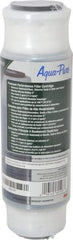 3M Aqua-Pure - 3" OD, 5µ, Cellulose Fiber Carbon & Scale Cartridge Filter - 9-3/4" Long, Reduces Dirt, Rust, Tastes, Odors & Scale - Strong Tooling