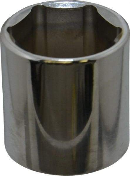 Proto - 3/8" Drive, Standard Hand Socket - 6 Points, 1-5/16" OAL, Chrome Vanadium, Chrome Finish - Strong Tooling