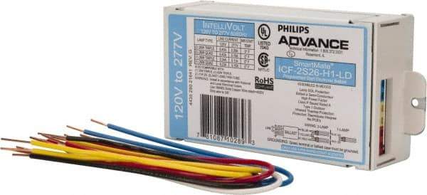 Philips Advance - 1 or 2 Lamp, 120-277 Volt, 0.23 to 0.45 Amp, 0 to 39, 40 to 79 Watt, Programmed Start, Electronic, Nondimmable Fluorescent Ballast - 0.93, 0.98, 1.00, 1.10, 1.12 Ballast Factor - Strong Tooling