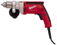 Milwaukee Tool - 1/2" Keyed Chuck, 850 RPM, Pistol Grip Handle Electric Drill - 8 Amps - Strong Tooling