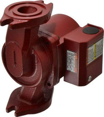 Bell & Gossett - 1/40 hp, 5-9/16" Long, 1 Phase, Cast Iron Housing, Polypropylene Impeller, Inline Circulator Pump - 115 Volt, 60 Hz, 6-3/8" Flange Width, Bell & Gossett Part No. 103267, 150 Max psi, ODP Motor - Strong Tooling