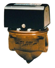 McDonnell & Miller - 100 psi, Brass Housing, High Sensitivity Flow Switch - 2.5 Flow Set Point, 0.12 to 2.5 GPM - Strong Tooling