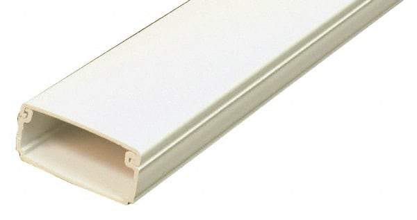 Wiremold - 2.44m Long x 5/8 Inch Deep x 1-1/8 Inch Wide, Raceway - Continuous Cover, 1 Channel, Ivory - Strong Tooling