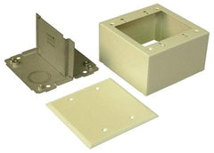 Wiremold - 2-7/8 Inch Wide x 4-3/4 Inch High, Raceway Box - Ivory, For Use with Wiremold 2400 Series Raceways - Strong Tooling