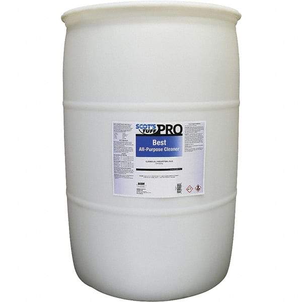 Scot's Tuff - 55 Gal Drum All-Purpose Cleaner - Liquid, Low Sudsing, Pleasant - Strong Tooling