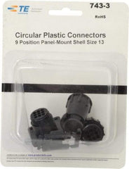 Tyco/Amp - Panel Mount Plug and Receptacle Kit - 13 to 9 AWG Compatible Wire Size - Strong Tooling