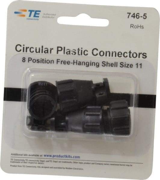 Tyco/Amp - Free Hanging Connector Kit - 11 to 8 AWG Compatible Wire Size - Strong Tooling