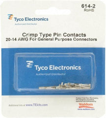 Tyco/Amp - 20 to 14 AWG Wire Modular Receptacle Plug Connector Pin Contact - Strong Tooling