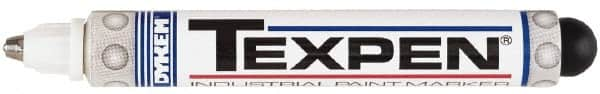 Dykem - White Paint Marker - Medium Tip, Oil Based - Strong Tooling