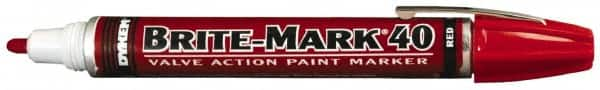 Dykem - Red Oil-Based Paint Marker - Broad Tip, Oil Based - Strong Tooling