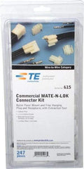 Tyco/Amp - 247 Piece, Wire Connector Kit - 20 to 14 AWG Compatible Wire Size - Strong Tooling