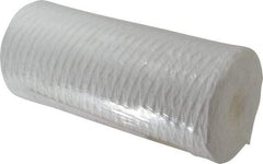 Pentair - 4-1/2" OD, 1µ, Polypropylene String-Wound Cartridge Filter - 9-7/8" Long, Reduces Sediments - Strong Tooling