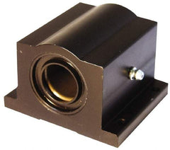 L.M76 - 0.5005" Inside Diam, Closed Single Pillow Block Linear Bearing - 2" Overall Width - Strong Tooling