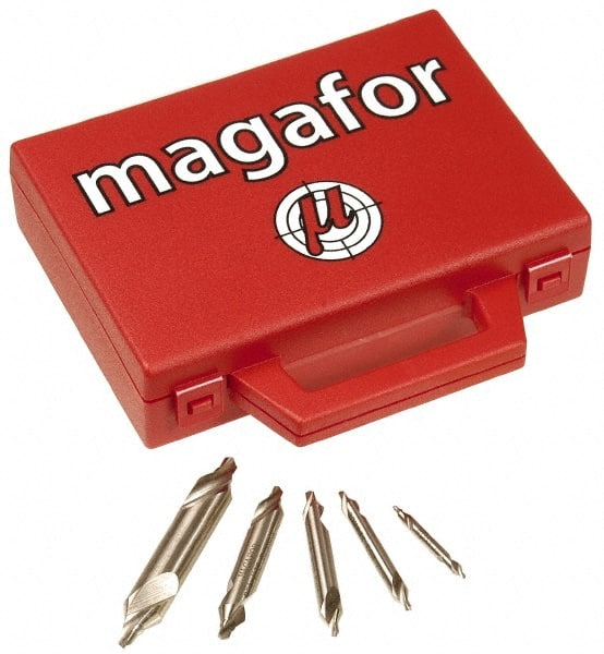 Magafor - Combination Drill & Countersink Sets Minimum Trade Size: #1-R Maximum Trade Size: #5-R - Strong Tooling