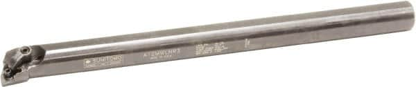 Sumitomo - 1" Min Bore Diam, 10" OAL, 3/4" Shank Diam, A-MWLN Indexable Boring Bar - WNMG 332 Insert, Pin & Clamp Holding Method - Strong Tooling