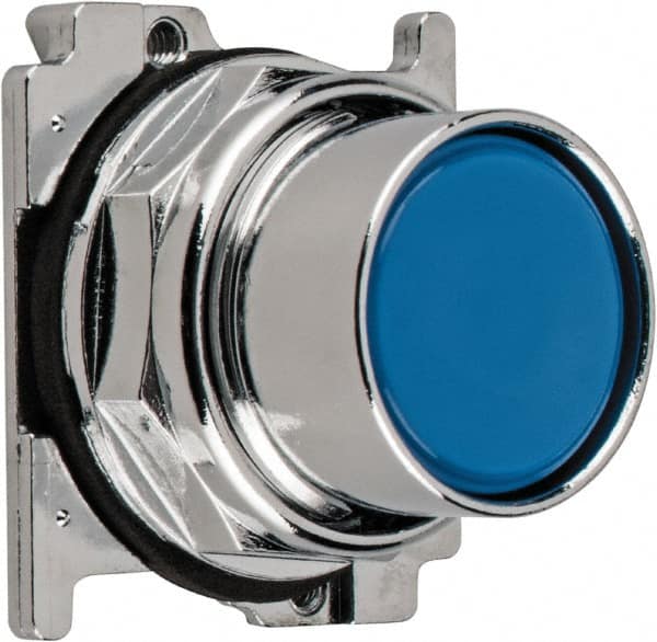 Eaton Cutler-Hammer - Flush Pushbutton Switch Operator - Blue, Round Button, Nonilluminated - Strong Tooling