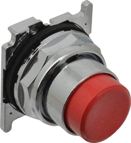 Eaton Cutler-Hammer - Extended Straight Pushbutton Switch Operator - Red, Round Button, Nonilluminated - Strong Tooling