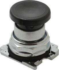 Eaton Cutler-Hammer - Extended Mushroom Head Pushbutton Switch Operator - Black, Round Button, Nonilluminated - Strong Tooling