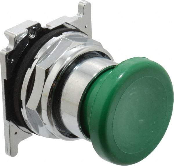 Eaton Cutler-Hammer - Extended Mushroom Head Pushbutton Switch Operator - Green, Round Button, Nonilluminated - Strong Tooling