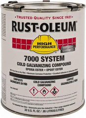 Rust-Oleum - 1 Qt Zinc Cold Galvanizing Compound - Comes in Pail - Strong Tooling