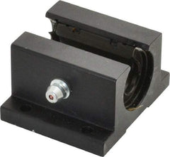 L.M76 - 0.5005" Inside Diam, Open Single Pillow Block Linear Bearing - 2" Overall Width - Strong Tooling