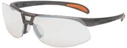 Uvex - SCT-Reflect 50 Lenses, Framed Safety Glasses - Scratch Resistant, Sandstone Polycarbonate Frame, Size Universal, Wrap Around - Strong Tooling