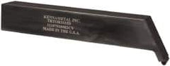 Kennametal - TRTO, Right Hand Cut, 1" Shank Height x 1" Shank Width, Neutral Rake Indexable Turning Toolholder - 6" OAL, RC..152 Insert Compatibility, Series K-Lock - Strong Tooling