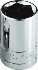 SK - 1-5/16", 1/2" Drive, Standard Hand Socket - 6 Points, Steel, Chrome Finish - Strong Tooling