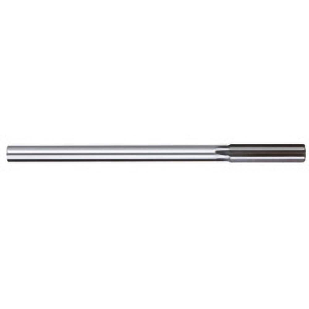 Chucking Reamer: 0.3945″ Dia, 7″ OAL, 1-3/4″ Flute Length, Straight Shank, High Speed Steel 6 Flute