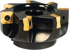 Sumitomo - 8 Inserts, 5" Cutter Diam, 0.575" Max Depth of Cut, Indexable High-Feed Face Mill - 0.635" Arbor Hole Diam, 2-1/2" High, SN.X Inserts, Series SumiMill Spider Mill - Strong Tooling