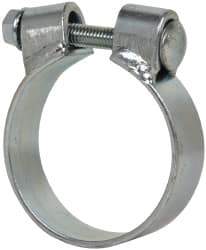 Made in USA - 2.92" ID, Steel Zinc Plated BCE Band Style Clamp - 0.12" Thick, 2-3/4" Hose - Strong Tooling