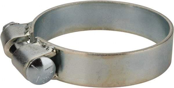 Made in USA - 3.92" ID, Steel Zinc Plated BCE Band Style Clamp - 0.12" Thick, 3-7/8" Hose - Strong Tooling