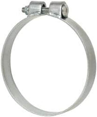 Made in USA - 6.17" ID, Steel Zinc Plated BCE Band Style Clamp - 0.12" Thick, 6" Hose - Strong Tooling