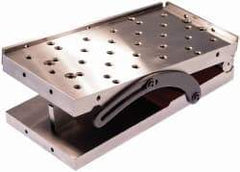 Suburban Tool - 4" Long x 4" Wide x 3-1/8" High, Compound Precision Steel Sine Plate - Square to within 0.0002", 0.0002 (C1), 0.0002 (C2)" Tolerance, 3/8-16 Hole - Strong Tooling