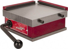 Suburban Tool - Standard Pole Square Permanent Magnetic Block Chuck - 6" Long x 6" Wide x 2-5/8" High, Ceramic - Strong Tooling