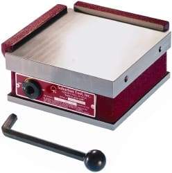 Suburban Tool - Standard Pole Square Permanent Magnetic Block Chuck - 12" Long x 12" Wide x 2-5/8" High, Ceramic - Strong Tooling