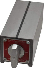 Suburban Tool - Standard Pole Rectangular Permanent Magnetic Block Chuck - 5" Long x 2" Wide x 2" High, Alnico - Strong Tooling