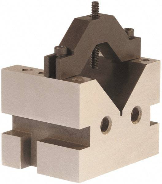 Suburban Tool - 4-3/8" Max Capacity, 90° Angle, Hardened Steel V-Block - 6" Long x 6" Wide x 4" High, Sold as Individual - Strong Tooling