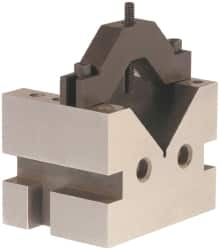 Suburban Tool - 1-5/8" Max Capacity, 90° Angle, Hardened Steel V-Block - 2-1/2" Long x 2-1/2" Wide x 2" High, Sold as Matched Pair - Strong Tooling