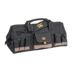 CLC - 32 Pocket Brown & Green Polyester Tool Bag - 24" Wide x 11" Deep x 12" High - Strong Tooling