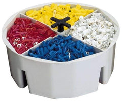 CLC - White Plastic Bucket Tool Organizer - 4" High - Strong Tooling