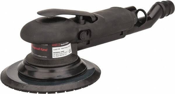 Ingersoll-Rand - 12,000 OPM, 15.5 CFM Air Consumption, Palm Air Orbital Sander - Round Pad, 1/4 NPT Inlet - Strong Tooling